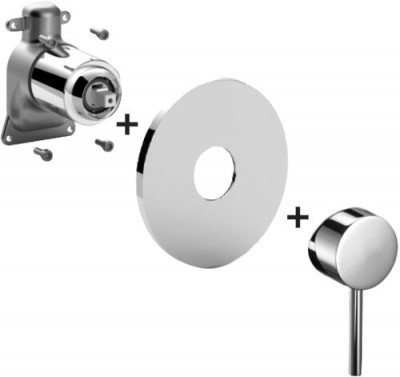 Внешний комплект встраиваемого смесителя для душа Paffoni Light 1 выпуск хром LIGBOX010CR