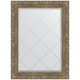 Зеркало настенное Evoform ExclusiveG 87х65 BY 4102 с гравировкой в багетной раме Виньетка античная латунь 85 мм  (BY 4102)