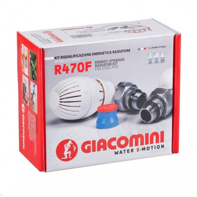 Комплект термостатический для радиатора отопления 1/2" - угл. R470F R470FX003 Giacomini