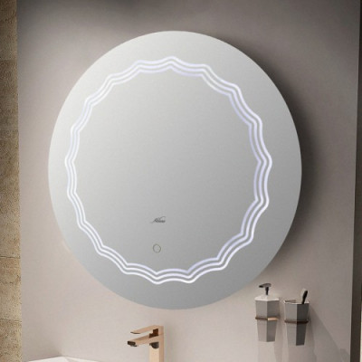 Зеркало в ванную с LED-подсветкой MELANA-600 MLN-LED085 круглое