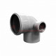 Отвод универсальный для внутренней канализации VALFEX серый (23124150)  (23124150)