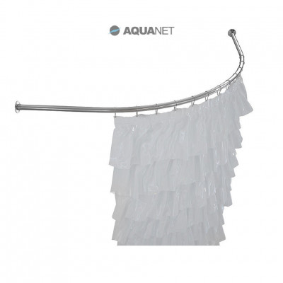 Aquanet Bali 00156491 карниз на ванну дуга 150 см, хром
