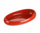 Лоток для полотенец Primanova овальный, Nora (красный) 24х15,5х405 см полимер D-15087  (D-15087)