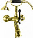 Смеситель для ванны Cezares Margot золото с черной ручкой (MARGOT-VDM-03/24-N)  (MARGOT-VDM-03/24-N)