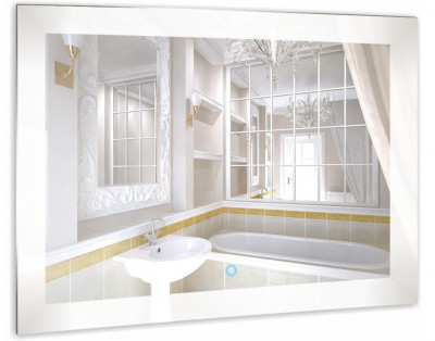 Зеркало в ванную с LED подсветкой Relisan LINDA Гл000024335, 120x70 прямоугольное