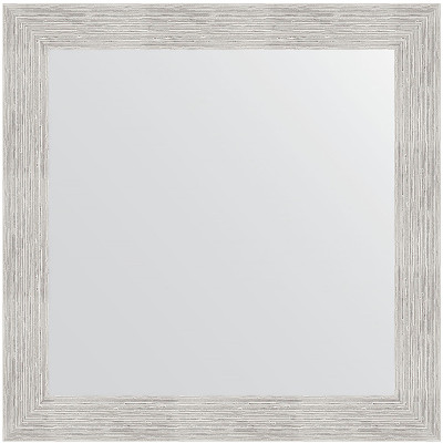 Зеркало настенное Evoform Definite 66х66 BY 3144 в багетной раме Серебряный дождь 70 мм