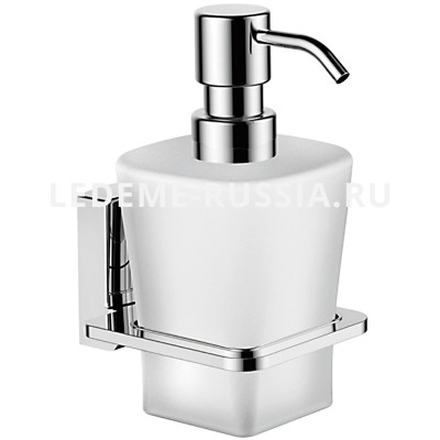 Дозатор жидкого мыла Ledeme 303 L30327, хром / прозрачный