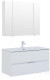 Комплект мебели для ванной Aquanet Алвита New 100 2 ящика, белый матовый (00274205)  (00274205)