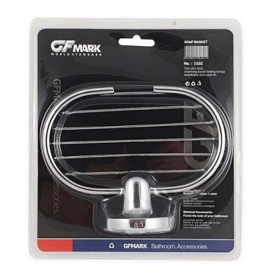 GFmark 1102 мыльница-решетка, крепеж - самоклейка или дюбель-шуруп