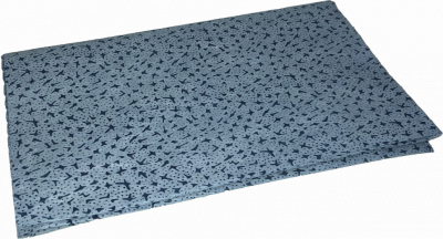 Протирочные  салфетки из нетканого материала, 34*38 см, голубой, 500л