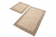 Комплект ковриков для ванной Primanova (2 предмета) 60х100 см и 50х60 см. STONE бежевый, DR-63018  (DR-63018)
