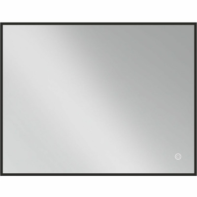 Зеркало настенное в ванную Vincea 120 VLM-3VN120B с подсветкой черное с сенсорным вкл и диммером