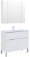 Комплект мебели для ванной Aquanet Алвита New 100 1 ящик, 2 дверцы, белый матовый (00274184)  (00274184)