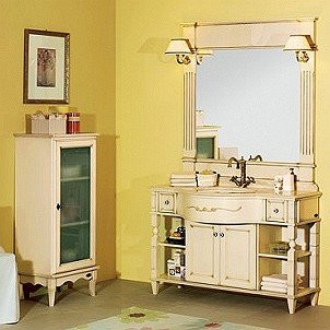 Migliore Kantri L128 cm комплект мебели для ванной без раковины и столешницы