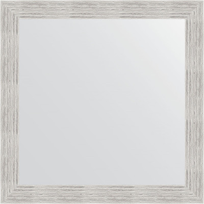 Зеркало настенное Evoform Definite 76х76 BY 3240 в багетной раме Серебряный дождь 70 мм