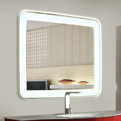Зеркало в ванную с LED подсветкой Relisan ANITA Гл000025945, 90x70 прямоугольное