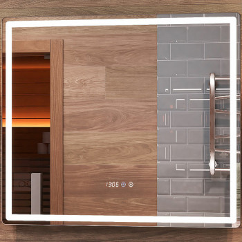 Зеркало в ванную Vigo Geometry Luxe 80 z.GEO.80.Luxe с подсветкой с сенсорным выключателем