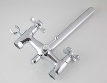 Смеситель Frap для ванны двухвентильный поворотный хром (F2293)