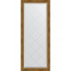 Зеркало настенное Evoform ExclusiveG 153х63 BY 4133 с гравировкой в багетной раме Состаренная бронза с плетением 70 мм  (BY 4133)