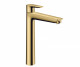 Высокий смеситель для раковины Hansgrohe Talis E 71716990 (золото)  (71716990)