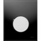 TECE TECEloop Urinal, панель смыва для писсуара стеклянная. Стекло черное, клавиша нержавеющая сталь. 9242663  (9242663)