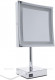 Косметическое зеркало Aquanet 2205D 21.5 см, LED-подсветка настольное хром (00204515)  (00204515)