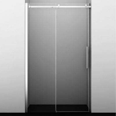 Душевая дверь WasserKRAFT Alme 140 15R31 стекло прозрачное профиль хром