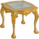 Столик для ванной Migliore Retro 53 21786 со стеклянной столешницей бронза  (21786)