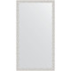 Зеркало настенное Evoform Definite 131х71 BY 3290 в багетной раме Чеканка белая 46 мм  (BY 3290)