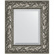 Зеркало настенное Evoform Exclusive 59х49 BY 3364 с фацетом в багетной раме Византия серебро 99 мм  (BY 3364)