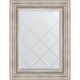 Зеркало настенное Evoform ExclusiveG 74х56 BY 4018 с гравировкой в багетной раме Римское серебро 88 мм  (BY 4018)
