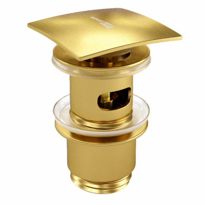 WasserKRAFT Aisch A165 донный клапан, матовое золото