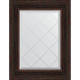 Зеркало настенное Evoform ExclusiveG 76х59 BY 4033 с гравировкой в багетной раме Темный прованс 99 мм  (BY 4033)