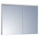 Зеркальный шкаф Aquaton Брук 100 белый (1A200702BC010), для ванной  (1A200702BC010)