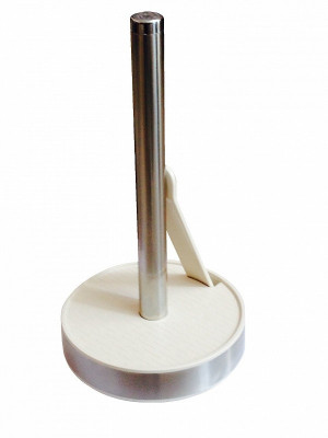 Настольный держатель для кухонного полотенца Primanova с фиксатором и стальным стержнем (бежевый) 16,5х16,5х30 см полимер M-E23-09
