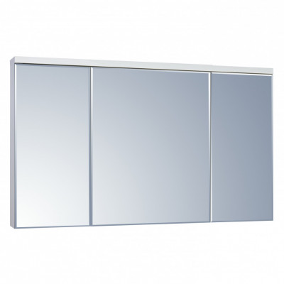 Зеркальный шкаф Aquaton Брук 120 белый (1A200802BC010), для ванной