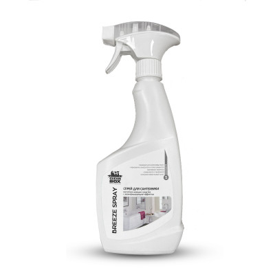 Кислотное моющее средство с дез эффектом для сантехники CleanBox Breeze Spray (0,6кг/0,5 130405