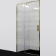 Душевая дверь WasserKRAFT Aisch 120 55P05 профиль золото стекло прозрачное  (55P05)