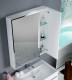 Зеркало-шкаф для ванной 1MarkaСоната 75 Белый глянец, 2д (У29559)  (У29559)