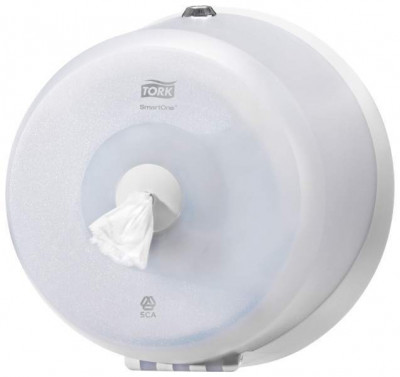 294023 Tork SmartOne диспенсер для туалетной бумаги в мини рулонах белый 472026