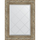 Зеркало настенное Evoform ExclusiveG 72х55 BY 4014 с гравировкой в багетной раме Виньетка античное серебро 85 мм  (BY 4014)