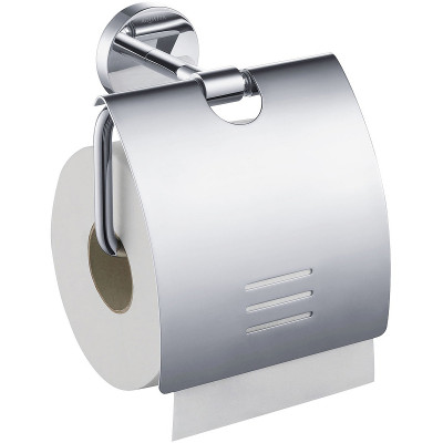 Держатель для туалетной бумаги Aquatek Бетта AQ4609CR с крышкой хром