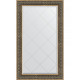 Зеркало настенное Evoform ExclusiveG 134х79 BY 4250 с гравировкой в багетной раме Вензель серебряный 101 мм  (BY 4250)