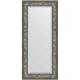 Зеркало настенное Evoform ExclusiveG 128х59 BY 4071 с гравировкой в багетной раме Византия серебро 99 мм  (BY 4071)