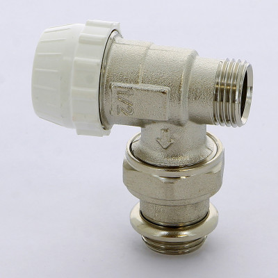 Вентиль НН угловой для радиаторов термостатический с разъемным соединением ITAP 1/2" (995C 1/2')