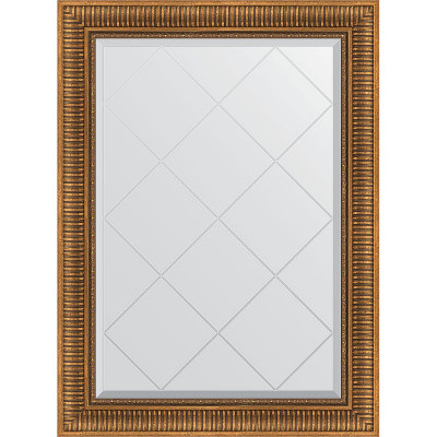 Зеркало настенное Evoform ExclusiveG 105х77 BY 4197 с гравировкой в багетной раме Бронзовый акведук 93 мм