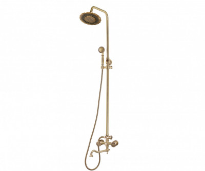 Комплект двухручковый для ванны и душа Bronze de Luxe ROYAL (10121DDF)