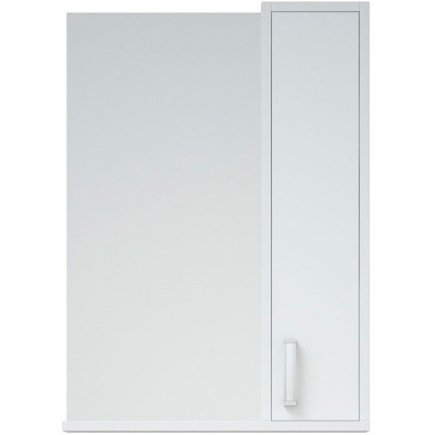Зеркало со шкафом Corozo Колор 50 SD-00000683 белое прямоугольное