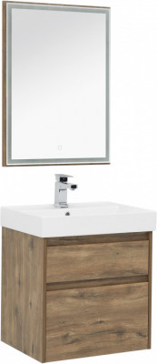 Мебель для ванной Aquanet Nova Lite 60 дуб рустикальный (2 ящика) напольная/подвесная (00254216)