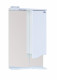 Зеркальный шкафчик Onika Лайн 48 белый, правый, с подсветкой (204802)  (204802)